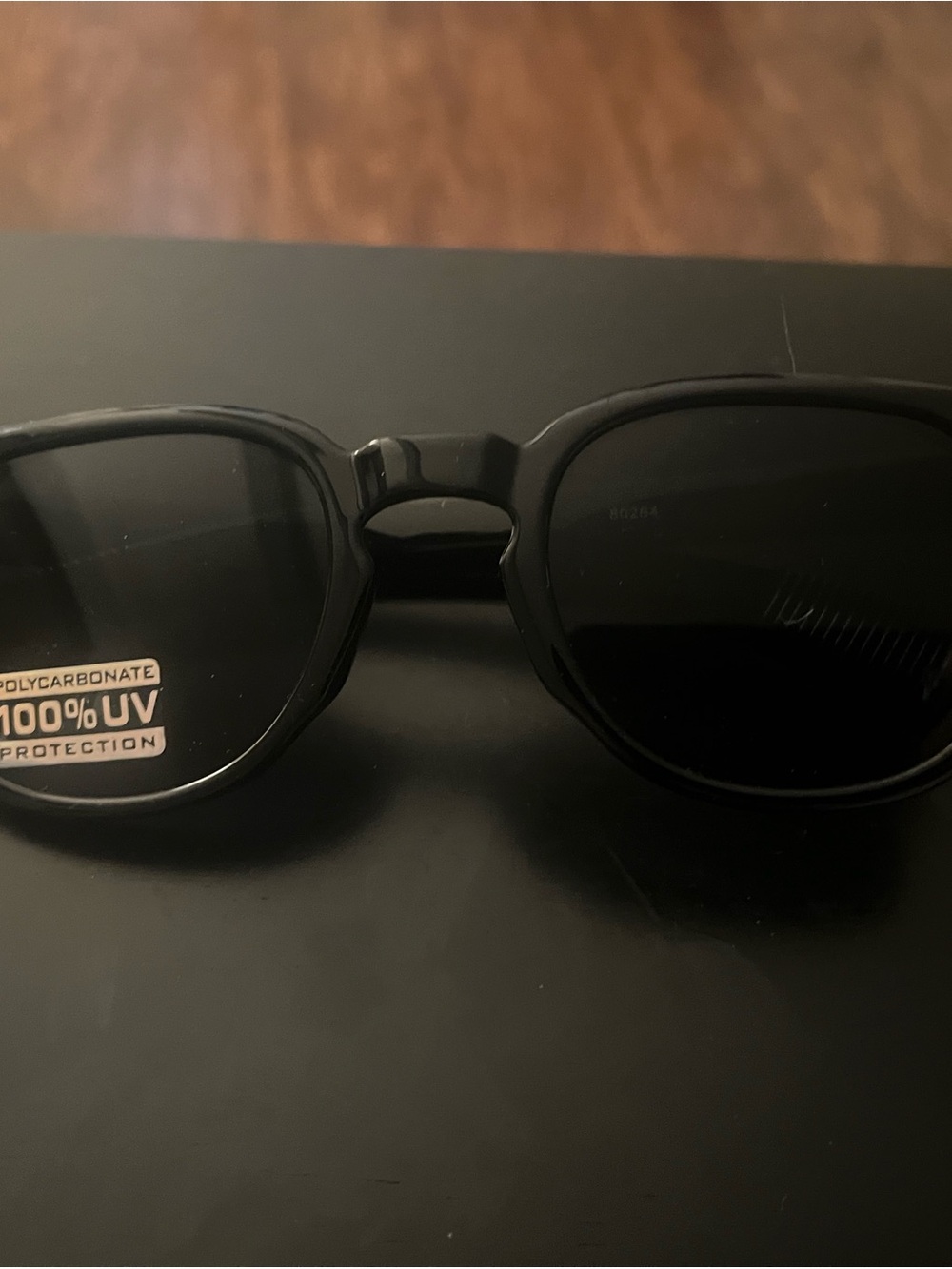 12th Tribe Black Round Men’s Sunglasses